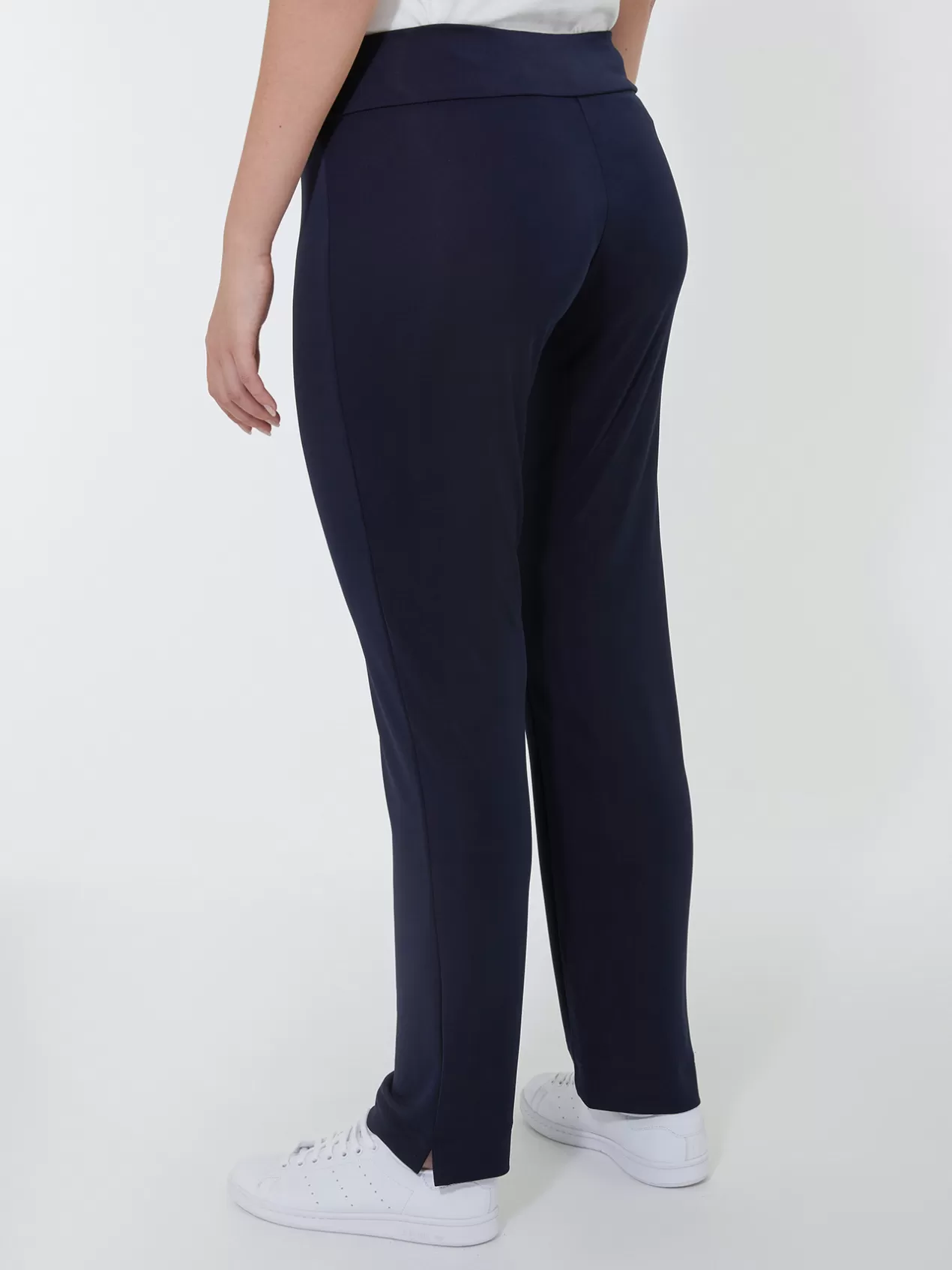 Discount Elena Mirò Pantalon Skinny En Jersey Bleu