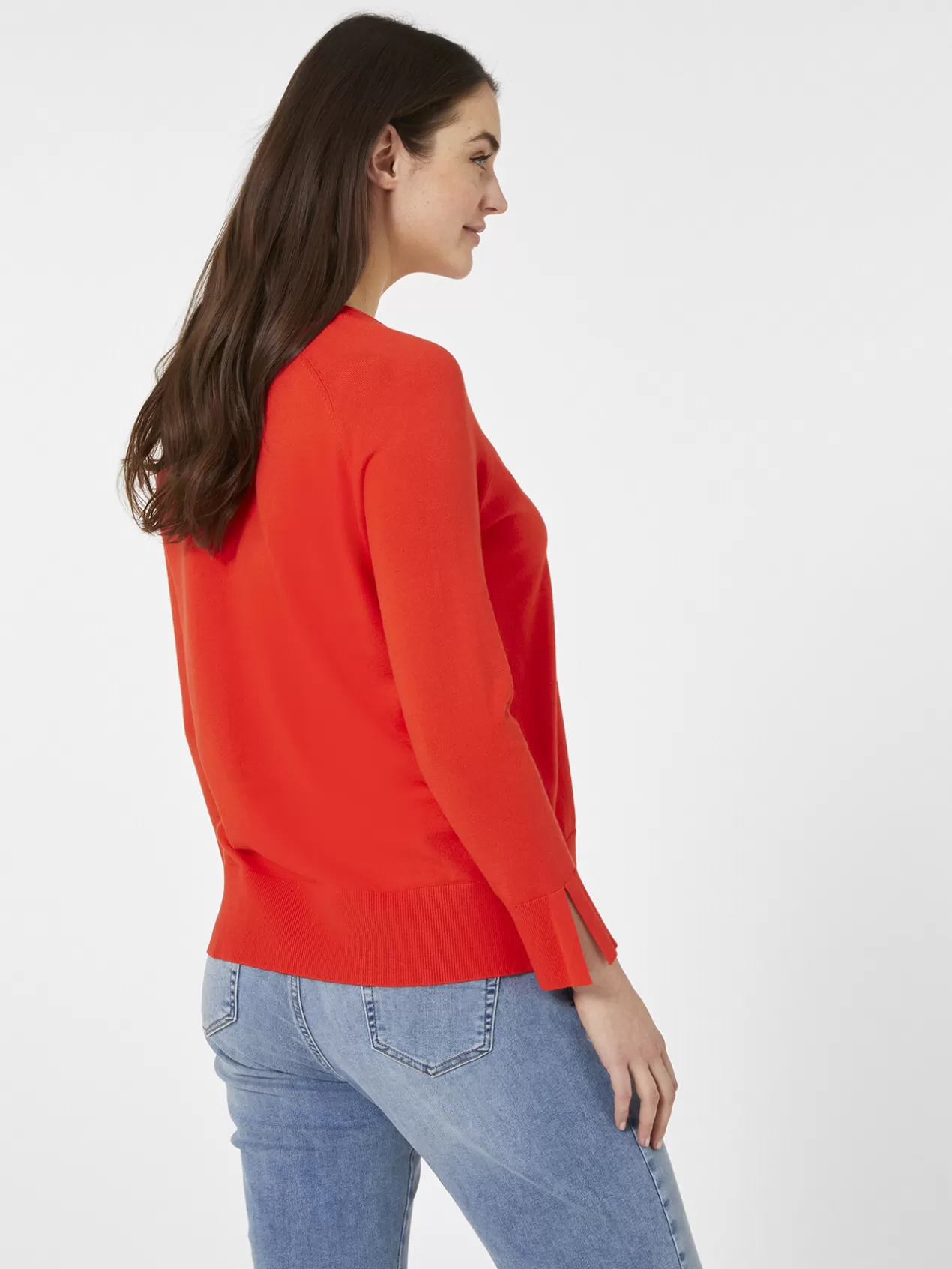 Sale Elena Mirò Pull En Viscose Agreable A Porter Ecovero™ Modele Basic Rouge